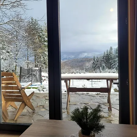Widokówka Domek alpejski